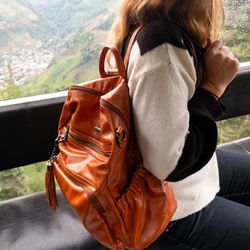 Faux Leather Day Bag 