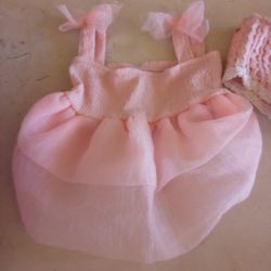 Pet Dog Cat Babydoll Outfit Sz M, Small Pet