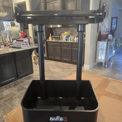 Handy Mr. Bar-BQ Towel And Condiments Holder!!