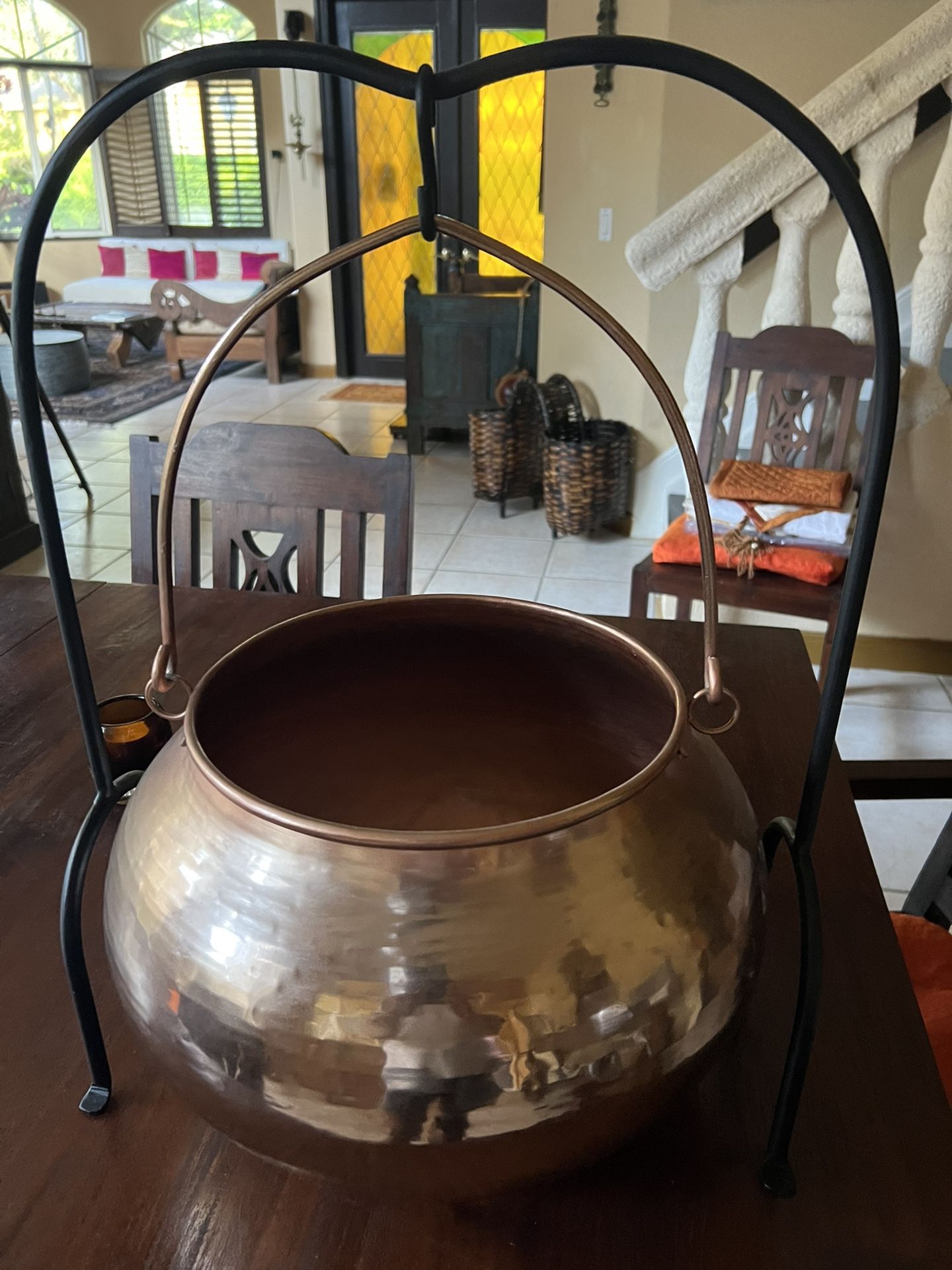 Copper Display Pot With stand