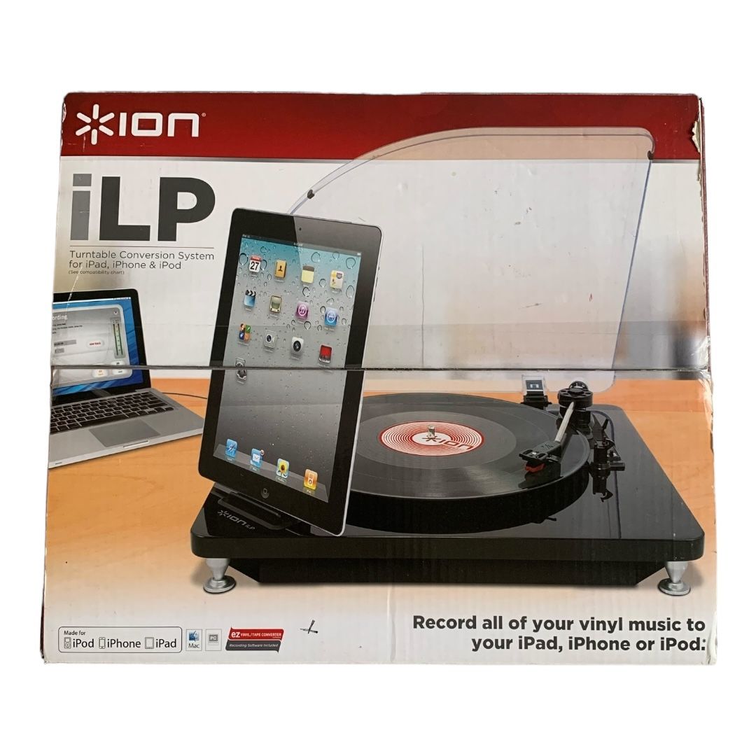 ION iLP Digital Conversion Turntable for iPhone, iPad and iPod touch, PC and Mac.