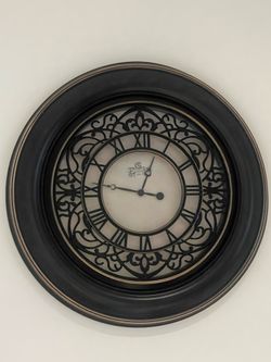 Wall Clock -Classic Brown