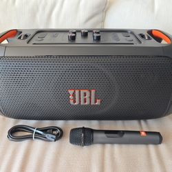 JBL PartyBox On The Go Essential Speakers With Microphone