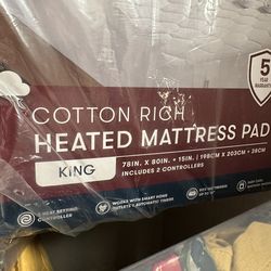 King size mattress heating pad- BRAND NEW