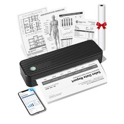 A42 Inkless Portable Thermal Printer Wireless Bluetooth Printing