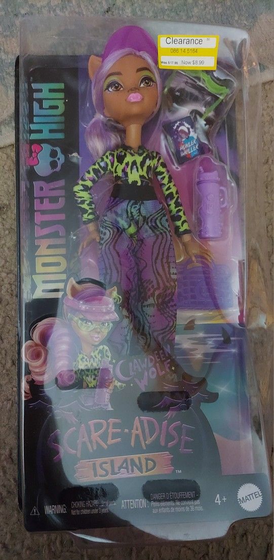 Monster High Doll...Clawdeen Wolf