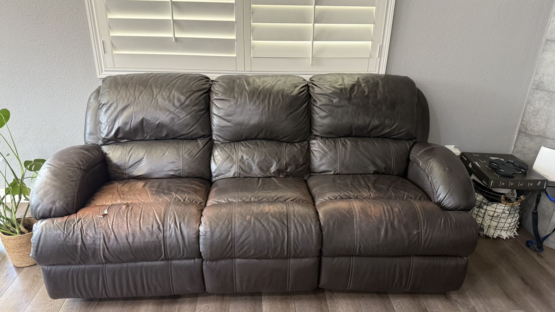 Sofa Set - Genuine Leather