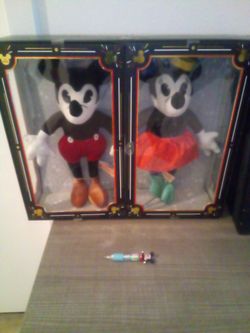 Limited Release Mickey Mouse & Minnie Mouse Collectible Plush Dolls