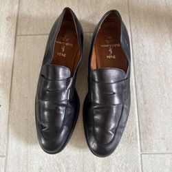 Black Leather Oxford Dress Shoes Joseph Abboud