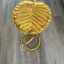 Gold Side Table