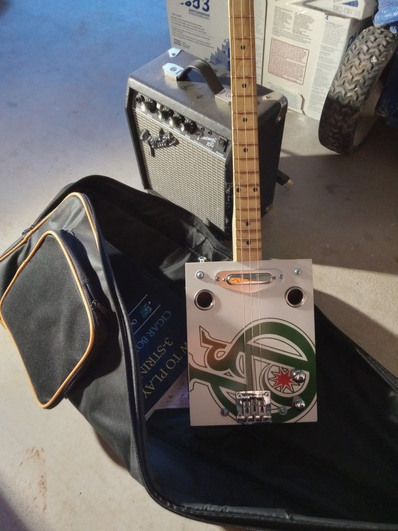 Electric Guitar And Speaker