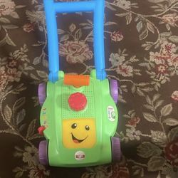 Toy Leaning Lawn Mower