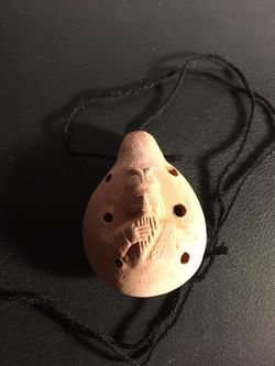 (2) Ocarina Chilean flute on a string