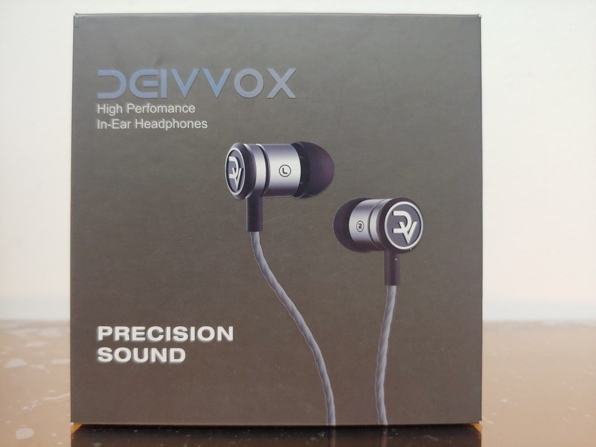 Earbuds Wired with Microphone and Volume Control Mic DEIVVOX - Earphones Extra Bass- in Ear Headphones Noise Isolating - Earbuds