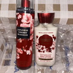 Bath & Body Works Japanese Cherry Blossom Set 