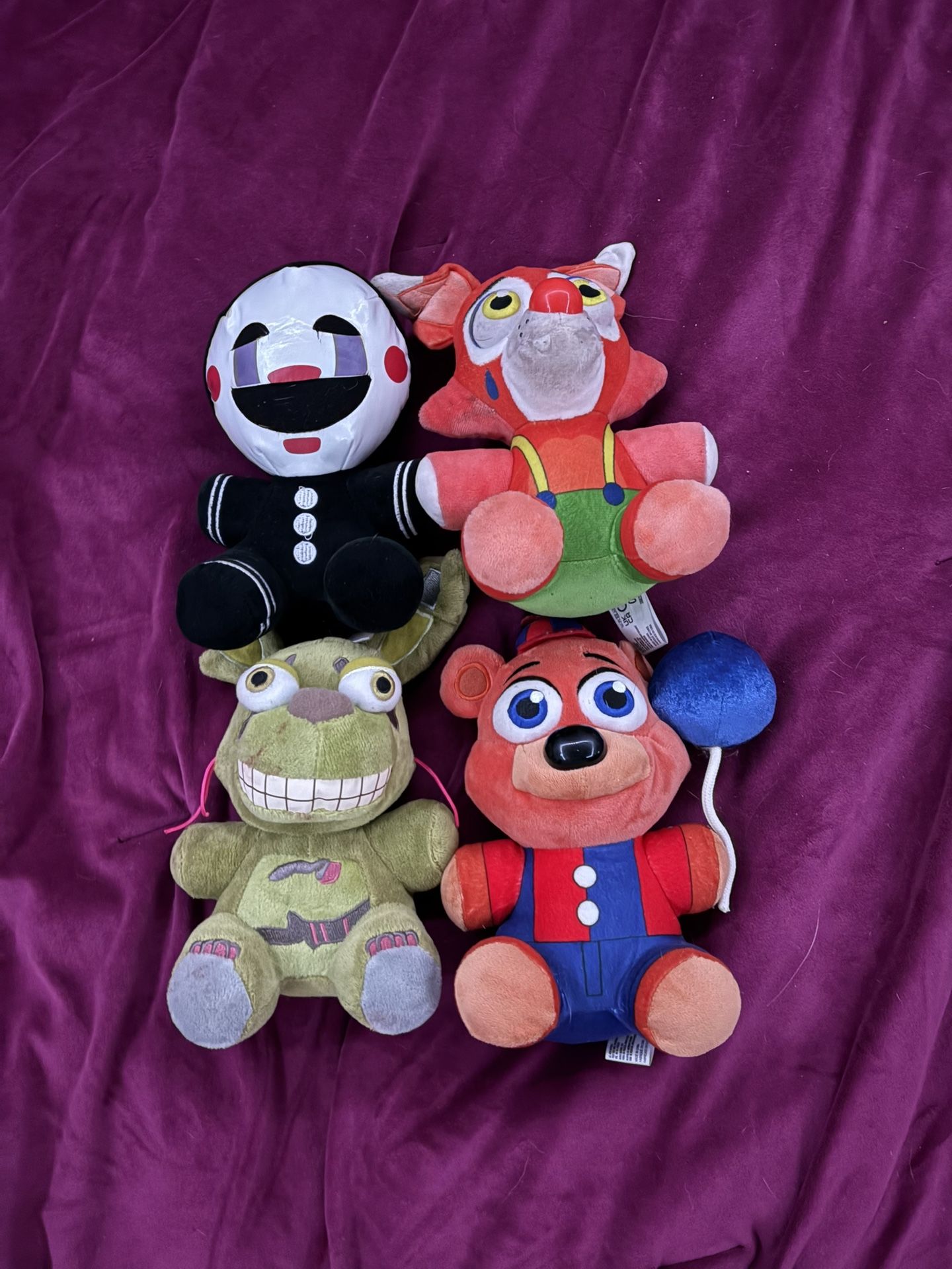 Five Nights At Freddys Plushies