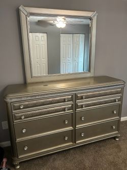 Silver Dresser/Vanity