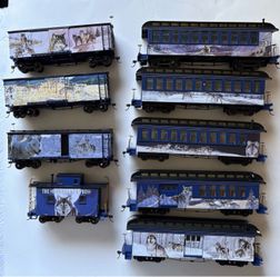 Hawthorne Village Moonlight Express Wolf Train Cars Bachmann ON30 HO Scale