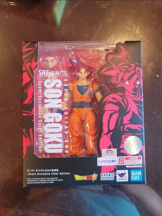 Sh Figuarts Event Exclusive Super Saiyan God Goku