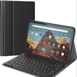 Fire Max 11 Leather Case W/ Wireless Keyboard