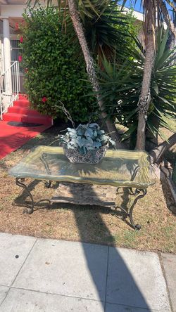 Glass table