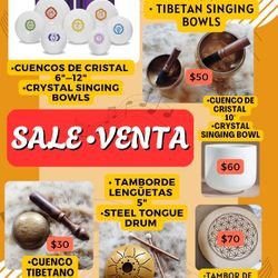 Singing Bowls, Drum,