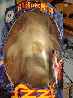 Limited edition Rare Rock and roll Ozzy Osbourne Bark at the moon Werewolf Doll