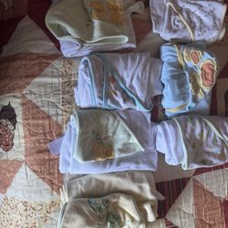 7 Hooded Baby Bath Towels Variety 