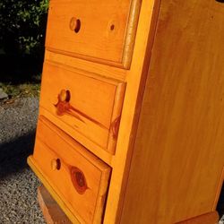 Real Notty Pine WOOD Small DRESSER