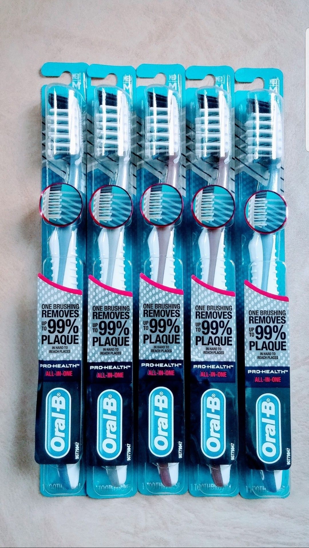 (5) Oral-B Pro-Health Toothbrushes Med - $10 For All FIRM