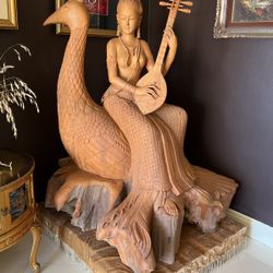 Handcrafted Wooden Status 