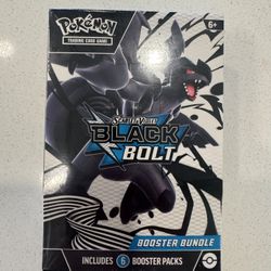 Pokémon Scarlet & Violet Black Bolt Booster Bundle (Sealed – 6 Packs)