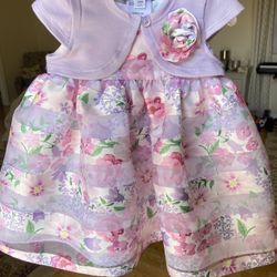 Purple Dress For Baby 