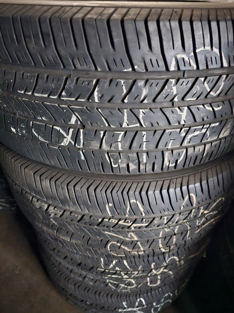 (FOUR) 245 55 18 GOODYEAR TIRES $220 INSTALLED