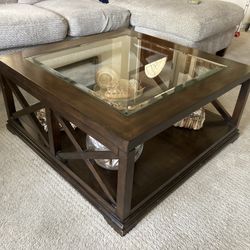 Coffee Table & Antique Chairs