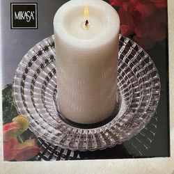 Mikasa pillar candle holders