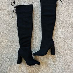 Sexy/Elegant Black Over-the-Knee Boots-new