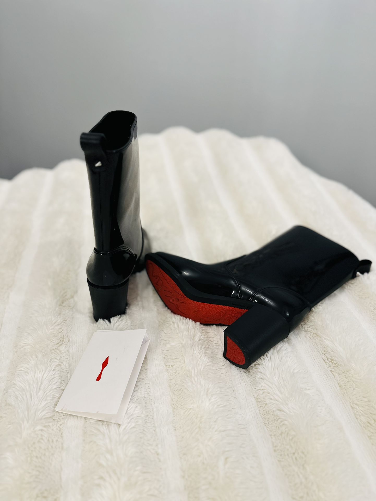 Christian Louboutin Rain boots Sz 7 US Authentic for Sale in Federal Way,  WA - OfferUp