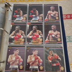 Ring Boxing Cards Lot 0f 92 Cards