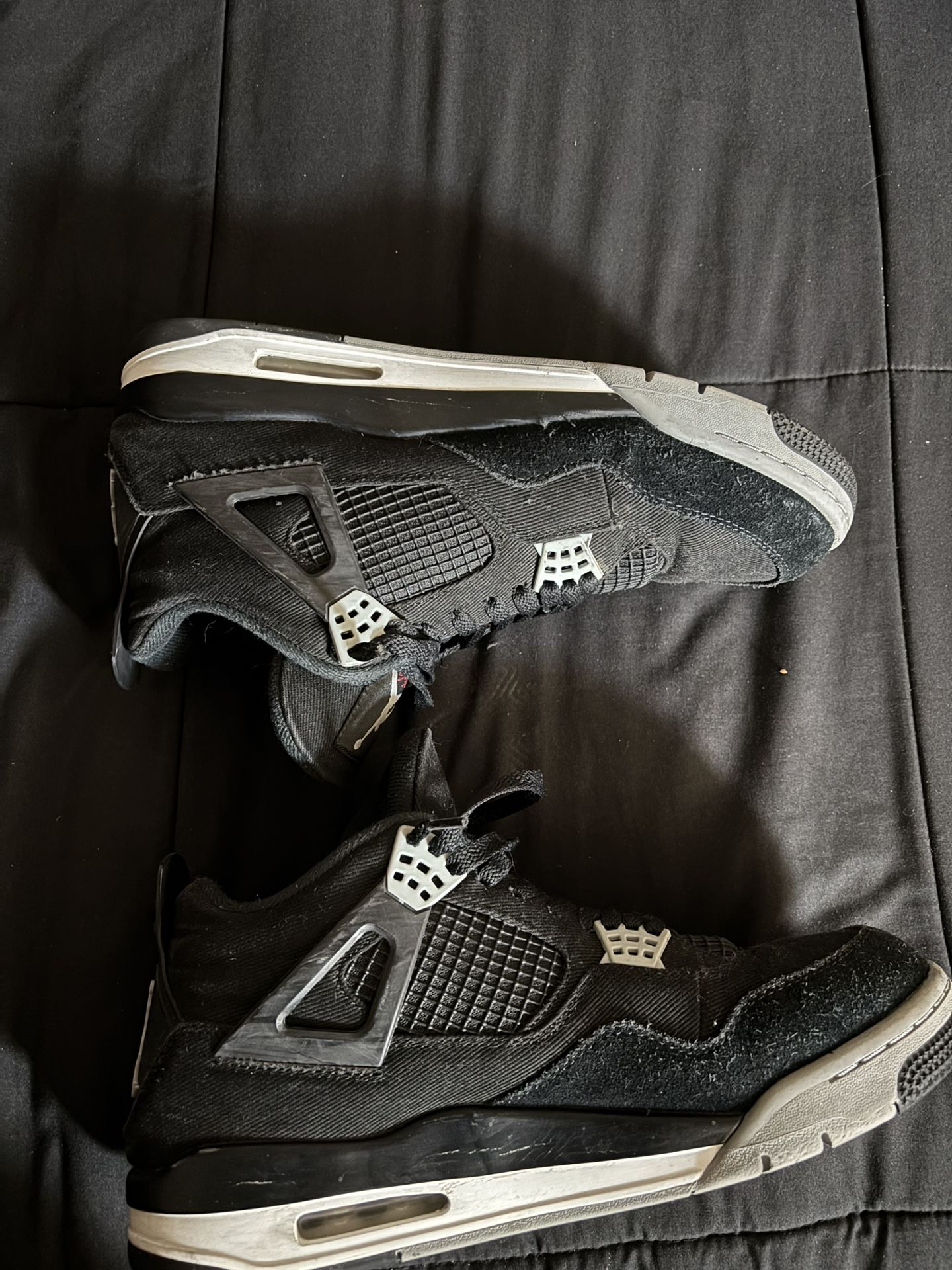 Air Jordan Four Black Canvas