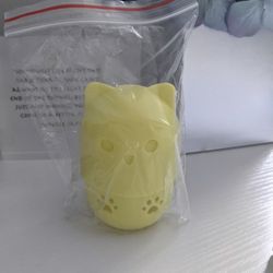 Cat Makeup Sponge Holder - Yellow