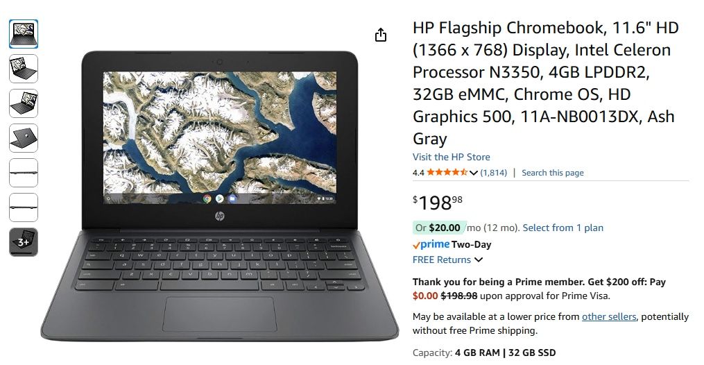 Brand New Chromebook Convertible - Never Used