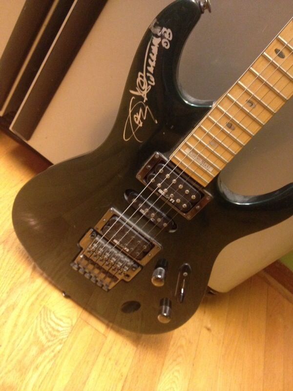 Warrant's Joey Allen Autographed Ibanez Guitar w/COA