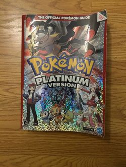 Pokemon Platinum Game Guide w/ map poster