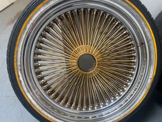 22 inch Gold Spokes