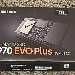 2TB Samsung 970 evo plus