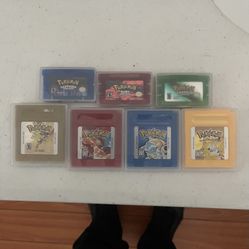 Pokémon Gameboy Games $15ea