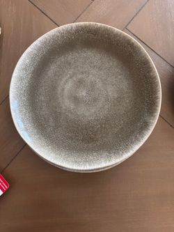 Pottery Barn Gray Dinner Plates