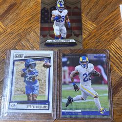 Kyrie Williams Rookie 3 Card Lot