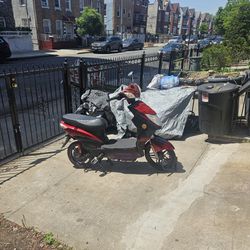 Electric Scooter 48 Vots No Batrie Good Motor Handyman U Fix And Ride  Special.   175